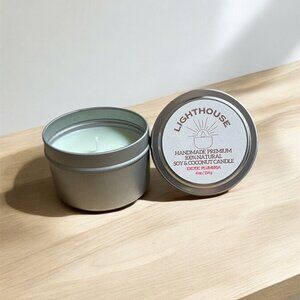 Premium Soy & Coconut Wax Candle - Exotic Plumeria - Aromatherapy - Yoga - Gift